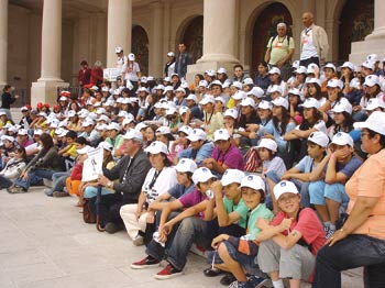 Mais de 180 crianças trofenses participaram na peregrinação em Fatima