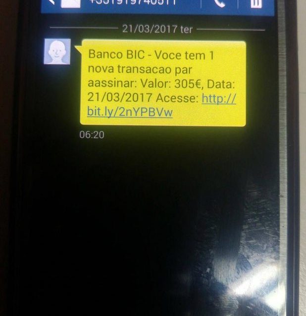 SMS’s do banco podem ser uma armadilha
