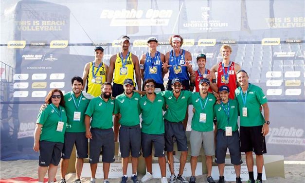 Trofenses em voluntariado no World Tour de Voleibol de Praia