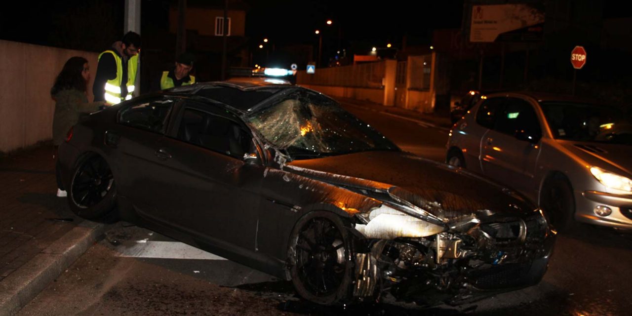 Acidente provoca ferido na EN 104