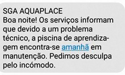 Análises à água levam ao encerramento de piscina do Aquaplace