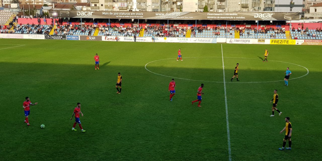Trofense empata com Mirandês e desce para 3.° lugar
