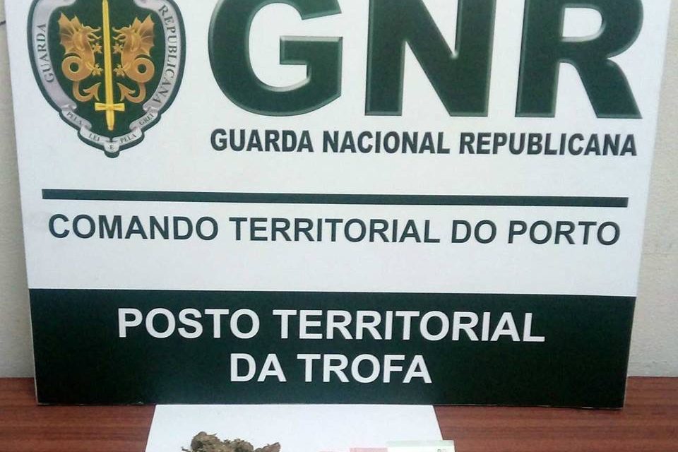 GNR da Trofa detém indivíduo com 100 gramas de haxixe