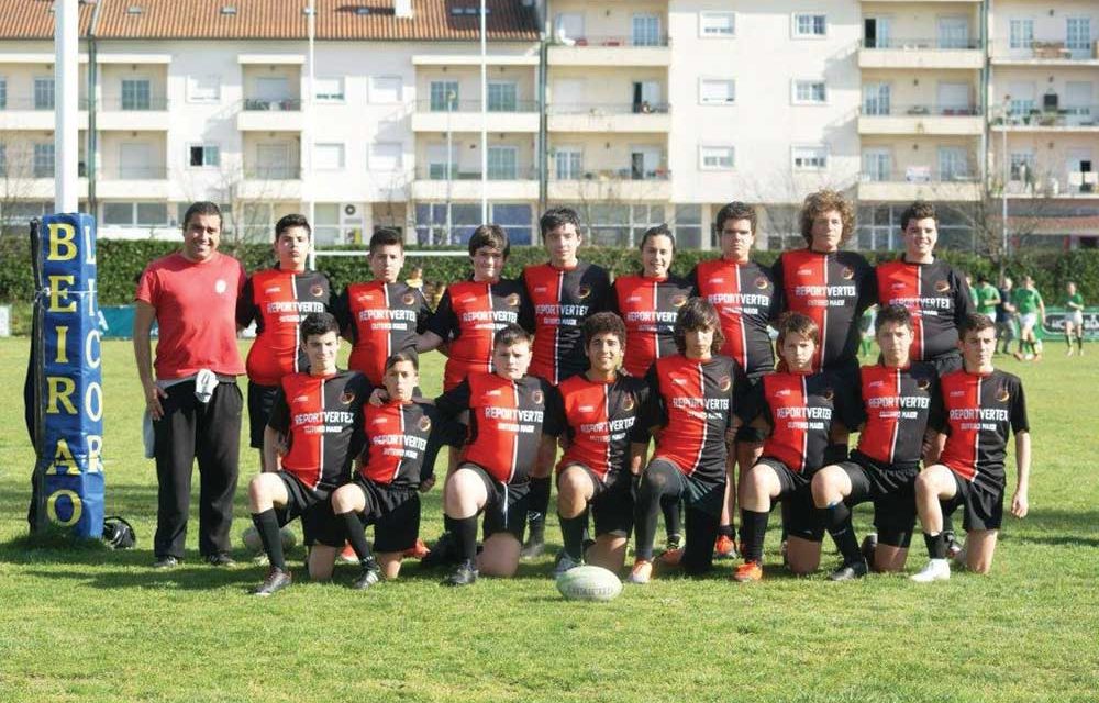 Sub-14 da Escolinha de Rugby em 3.º em Torneio Inter-Regional