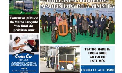 Edição impressa do jornal O Noticias da Trofa de 09 de março de 2023
